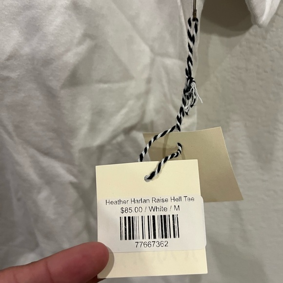 NWT* Heather Harlan Raise Hell Tshirt M 20x29 - Picture 6 of 7